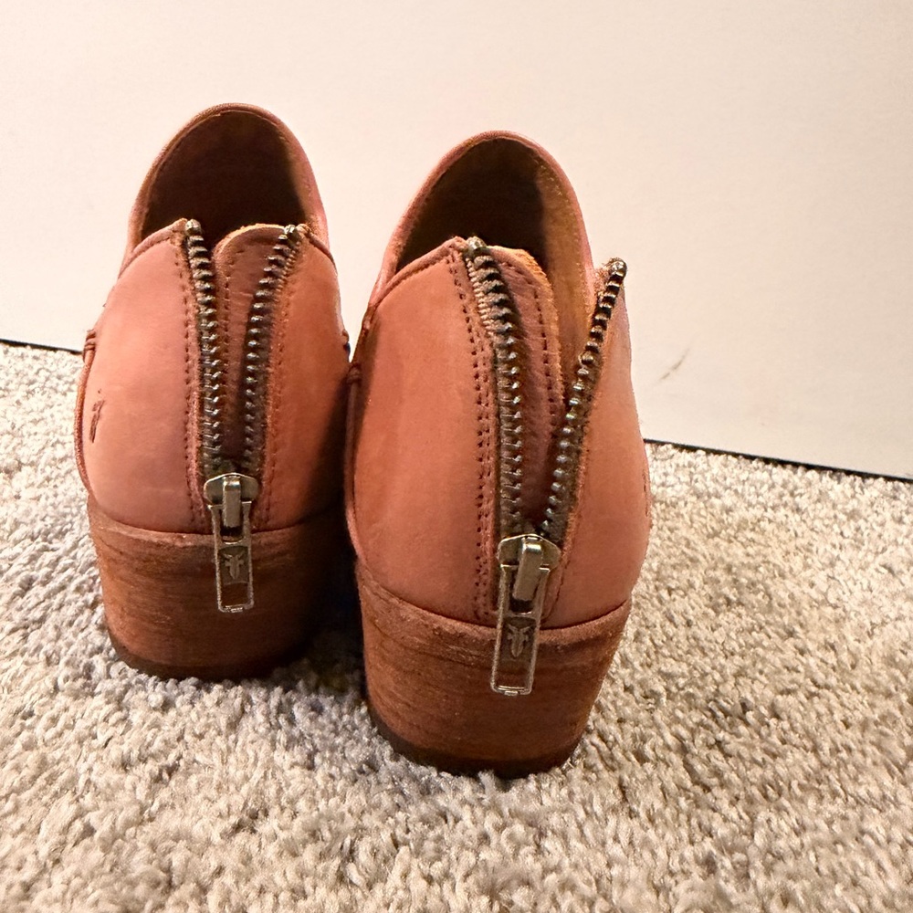 Frye Brown Leather Mules - Picture 2 of 3